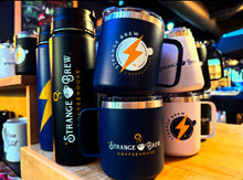 Load image into Gallery viewer, New Strange Brew Logo Camper Mugs!