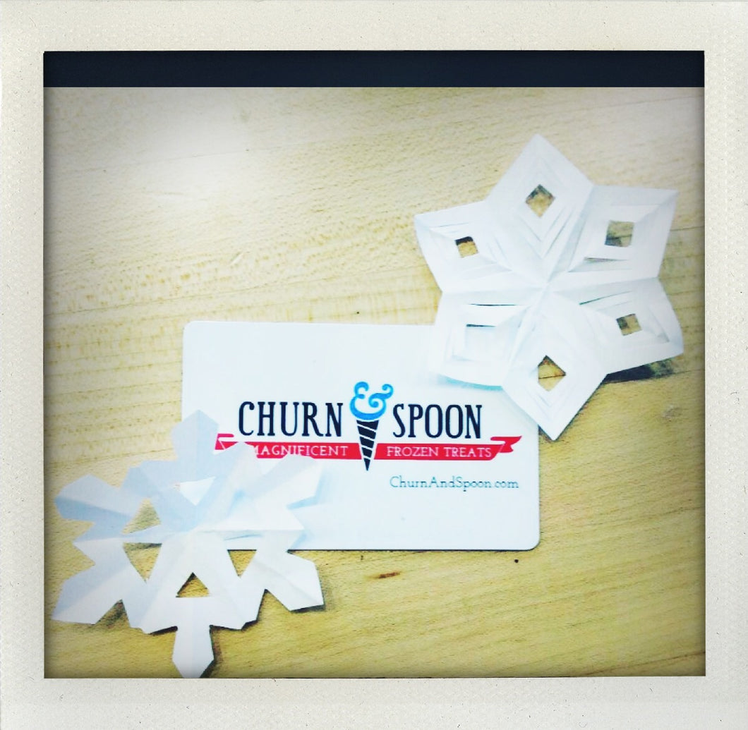 Churn & Spoon Gift Cards